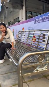 RAREITEM【ส่งจากไทย】 โซฟาเตียงพับสแตนเลส เตียงพับ เตียงนอน ม้านั่งกลางแจ้ง เก้าอี้สแตนเลส ปรับเป็นเตียงได้ สแตนเลสแท้ ม้านั่งสนาม เก้าอี้สวนกลางแจ้ง