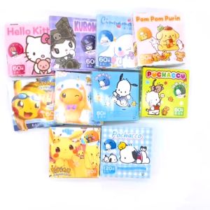 63PCS/Box SANRIO STICKER Box Set Kuromi Cinnamoroll Waterproof Kids Cute Party Pack Gift Stationery Cinnamoroll Kuromi Melody Stickers