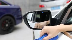 2pcs Car mirror Blind spot mirror Rear view mirror reverse auxiliary rear view mirror Convex mirror 360 degrees wide Angle adjustable rotation