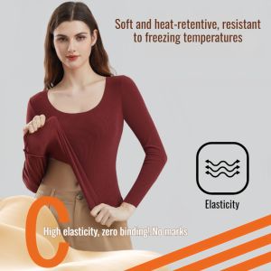 Long Sleeve Bottom Top Cation Warm TShirt