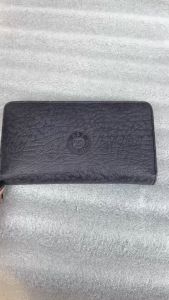 กระเป๋าสตางค์ใบยาว งานหนังแท้ หนังช้าง มี 2 แบบ 1ซิป และ 2 ซิป พร้อมส่ง