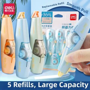 deli | Replaceable Core Pen-type Student Small Portable Smooth Correction Tape