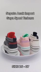 Sepatu Sneakers Import Anak Perempuan Dan Laki Laki Gaya Terbaru 2023
