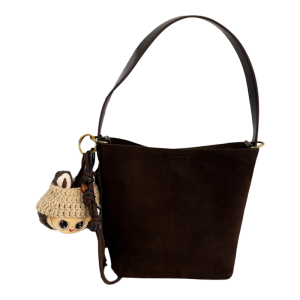 2025 New Fashionable Suede Womens Crossbody Bucket Bag Commuter Underarm Bag Casual Simple Style Detachable Shoulder Strap