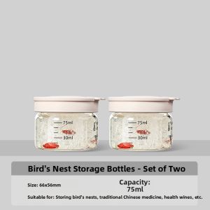 Ankou | Heat-Resistant Sterilizable Bottles for Fresh Birds Nest Stewing