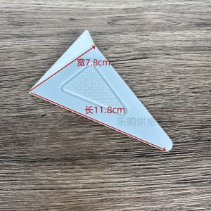 New Plastic Base Plate Triangle Square round Black Dessert Mat Disposable Base French Cake Pad Kitchen Baking Utensils