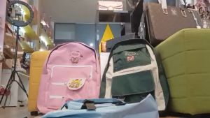 Balo Kiểu Hàn Quốc Vải Canvas Sét 4 món Đi Học Nam Nữ balo du lịch 909 Trùm Sỉ Gia Thành