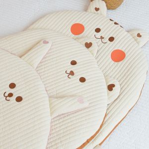 Embroidered Cotton Baby Double-sided Mattress Portable Folding Cushion For Nap In Kindergarten For Children