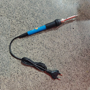 EELHOE | Blue Adjustable Temperature Electric Soldering Iron 110V(US Plug) /220V(EU Plug) 60W Soldering Iron Welding Solder Repair Tool