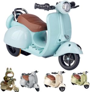Cute Doll Mini Electric Motorcycle Childrens Toy for labubu toy motor for doll (no doll) Accessories