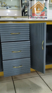 KLIKFURNITURE Sideboard Cupboard Lemari Bufet TV Meja Ruang Tamu Dining Room Living Room Kotak ROMES 160 cm