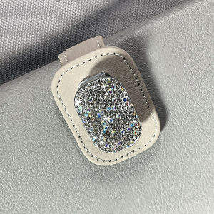 KVS | High-end Diamond-studded Leather Glasses & Documents Organizer