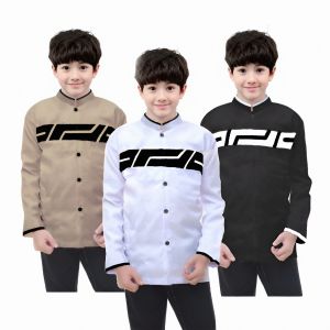 BUY 1 GET 3 PCS BAJU KOKO ANAK TERBARU 2023 KOKO ANAK LAKI LAKI LENGAN PANJANG BAJU KOKO SERAGAM TPQ USIA 6 SAMPAI 13 TAHUN PAKIAN MUSLIM ANAK PRIA