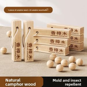 MONLEYTA | Natural Camphor Wood Stick Deodorant Pest Control Wardrobe Moisture Proof Cockroach Repellent Fragrant Camphor Wood Ball Block