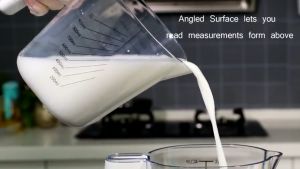 9pcs Multipurpose Plastic Stainless Steel Baking Cooking Tool Measuring Cup Spoon Set Teaspoon Powder Milk Flour Kitchen/ Sudu Cawan Penyukat Tepung