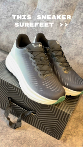 SURE FEET Men’s Sport Shoes (SF2012) | Black x White | Comfortable for Running & Daily Wear