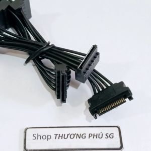 Cáp chia Sata 1 ra 5 (1 đầu Đực ra 5 đầu Cái) / Cáp dài: 50Cm (Đầu Thẳng)