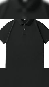 US Size Cross-Border Direct Supply Plus Size Mens Ice Silk POLO Shirt ， Ice Silk Quick-Dry Lapel Business T T-shirt