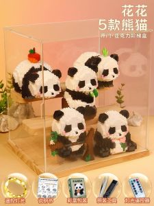 Cute Panda Flower DIY Handmade Gift for Girls Birthday End of Term Creative Gift Box Childrens Day Festive Office Decor