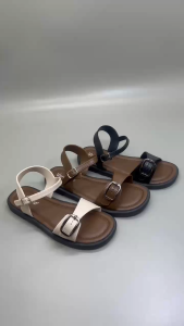 (Size 36-41) 2303-7 IMPORT Sandal Wanita Sandal Jelly Karet Wanita Sandal Flat Tali Slingback Kekinian