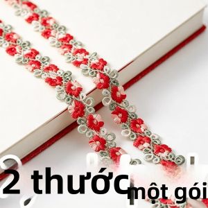 2 Thước/cuộn 2cm Nhiều Màu Sắc Rỗng Hòa Tan Trong Nước Thêu Viền Nylon Thủ Công DIY Tiếp Liệu Viết Nhật Ký Bảo Quản Phụ Kiện