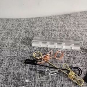 Isi 10 Photo Card Holder Penjepit Foto Kartu Klip Price Tag Nomor Meja