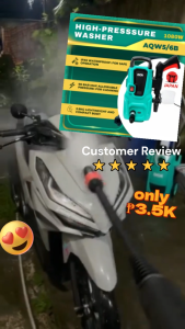 Japan DCA AQW5/6B High-Pressure Washer 1080W | Heavy-Duty Tool for Cleaning Tiles Stone and Brick