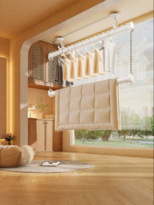 MINGZHI | Double Layer Hand Crank Lift Drying Rack