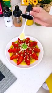Tempat bumbu dapur botol/toples kaca unik plus sendok tempel di tutup toples