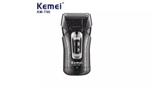 [ LazMaII Sale Chính Hãng ] Máy Cạo Râu Xiaomi Máy Cạo Râu Chuyên Nghiệp Chống Nước Kemei KM-T98 Lưỡi Kép Đa Năng Cạo Râu Sạch Hơn.