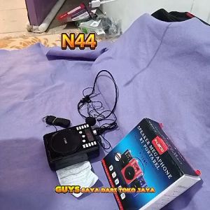 N44 ORIGINAL FLECO MEGAPHONE SPEAKER BLUETOOTH MIC MINI SPEKER USB TIPE TYPE C SPK MIK MIX CAS CHAS