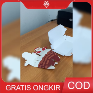 Giftbox Christmas GIO - Kotak Kue Hampers Natal 3D - Kotak Kado Natal GB153