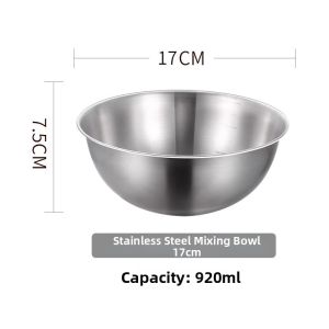 Food Grade 304 Stainless Steel Mixing Bowl