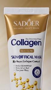 SADOER | SADOER Collagen Tear Mask Anti-Wrinkle Firming Softening Pampering Facial Masks Moisturizing Hydrating Face Care Wrapped Masks