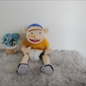 【A2Z TECHNOLOGY】 BANZU Children Baby Gift Kids Hand Puppet Home Decoration Educational Playhouse Sleeping Pillow Soft Stuffed Jeffy Plush Toy Hand Puppet Plush Doll Stuffed Toys Funny Boy Puppet