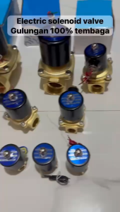 MEGA Katup Air Geerte Solenoid Water Valve Keran Otomatis Normal Close 220V 1.5 Inch - 2W-400-40