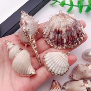 2 Chiếc Vỏ Sò Biển Tự Nhiên Quyến Rũ Nhỏ Conch Vỏ Ốc Xà Cừ Hạt Cho DIY Trang Sức Làm Phụ Kiện-Vòng Cổ Vòng Tay Mặt Dây Chuyền