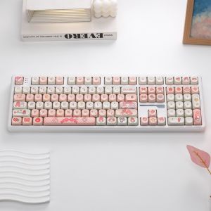 TUMAO | Three-Mode Mechanical Keyboard Office Quiet Full-Key Anti-Ghosting Cute