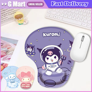 Sanrio Hello Kitty Mouse Pad Wrist Rest Non-Slip Rubber Desk Mat Pad Cute Cartoon Ergonomic Office Mouse Carpet Wrist Support