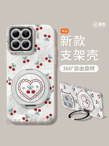 Silicone Phone Case for Xiaomi 15 14 pro 13 Ultra 12 pro 11 Youth Version Female Model Full Cover Anti-Fall with Stand