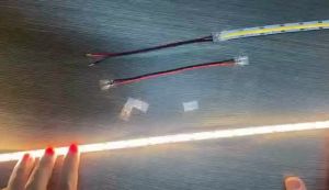 Sinvay Bộ đồ kết nối không hàn trong suốt cho chiều rộng 8mm Dải LED đơn màu SMD2835 COB Không có vùng tối