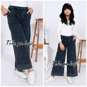 kulot jeans anak anak model terbaru usia 5 sampai 18 tahun