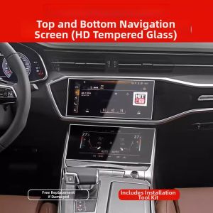 Navigation Screen Protection Tempered Film for Audi A6L