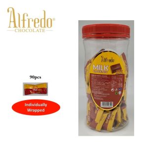 [NEW PACKAGING] ALFREDO NEAP JAR MILK CHOCOLATE 405G (90pcs)