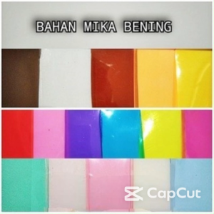 Sumber Berkah Textile - Mika Bening Transparan PREMIUM Lentur Tebal untuk Bahan Tas Sepatu Sandal dan kerajinan