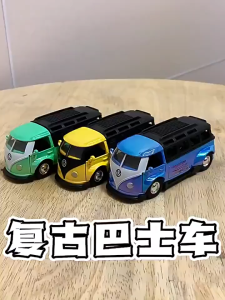 TWH DIECAST VOLKSWAGEN T1 SAMBA MOBIL VW SKALA 1:36 PREMIUM METAL + AKSESORIS HADIAH & KOLEKSI MAINAN ANAK