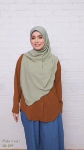 [READY STOCK~NEW COLLECTION] BAWAL INSTANT SULAM HIJRAH~Awning scuba /sulam/Bidang 55 ]By Hanami