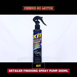 KIT Detailer Finishing Spray 200ml Pump Pembersih Debu Kotoran Noda Air Efek Daun Talas Hydrophobic