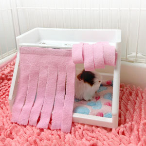 Breathable Pet Sleeping House Rabbit Summer Bed Guinea Pig Hideaway Shelter Small Pet Cuddly Toy Animal Shelter Accessories