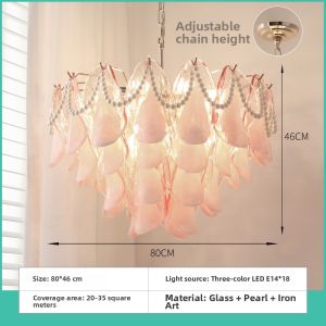 JIASHIDA | Creative Romantic Pink Pearl Ceiling Light
